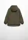 Abrigo Parka Marcos Khaki Talla 07 Niños Mango