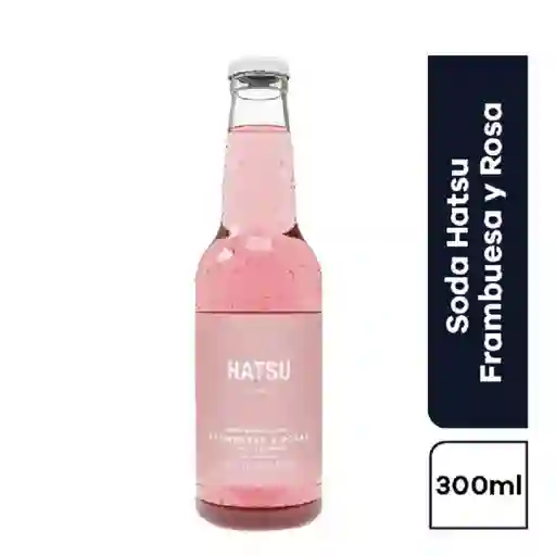 Soda hatsu frambueza y rosa