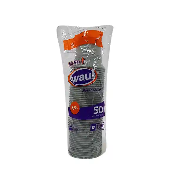 Wau! Vaso Color Gris 3.5 Oz