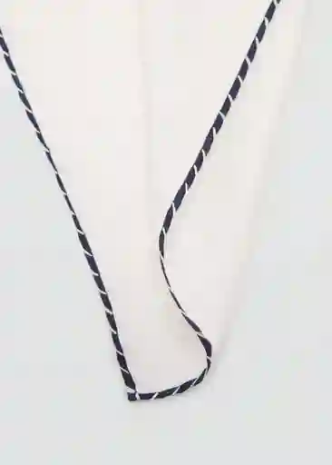 Pañuelo Bordon Navy Talla 99 Hombre Mango