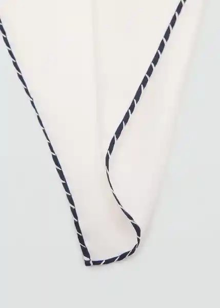 Pañuelo Bordon Navy Talla 99 Hombre Mango