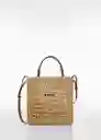 Bolso P Malta Cuero Talla 99 Mujer Mango