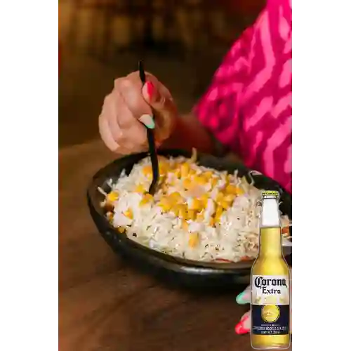 Combo Salchipapa Super Callejera Personal + Corona 355ml