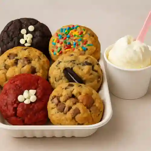 Combo x5 galletas + 2 acompañantes