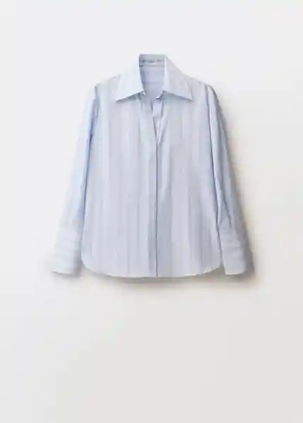 Camisa Chynyr Celeste Talla S Mujer Mango