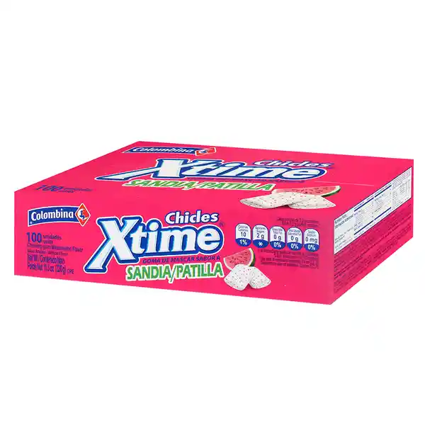 X-Time Chicle Sandia Display