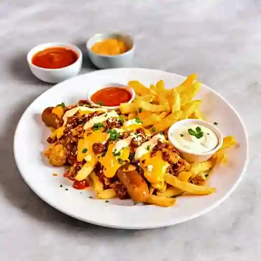 Salchipapa Para 3 Personas