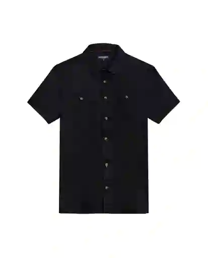 Camisa Pockets Negro Sombrio Ultraoscuro Talla S Chevignon