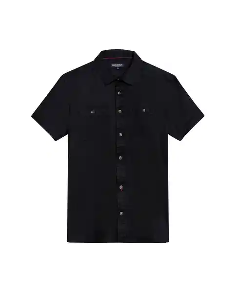 Camisa Pockets Negro Sombrio Ultraoscuro Talla S Chevignon