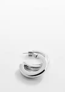 Pendientes Marcia Plata Talla 99 Mujer Mango