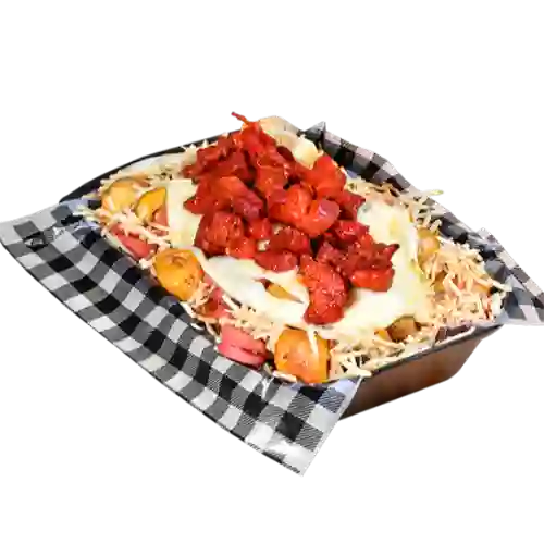 Salchipapa Costillitas Bbq (Para 2)