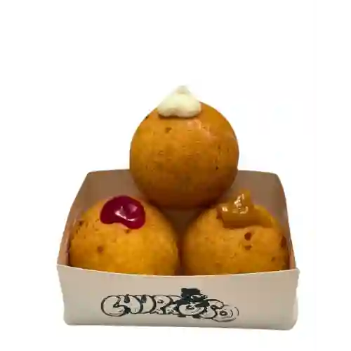 3 Buñuelos Rellenos
