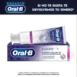 Crema Dental con Flúor Oral-B 3D White Brilliant Fresh 75ml