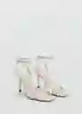 Sandalias Rose Crudo Talla 37 Mujer Mango
