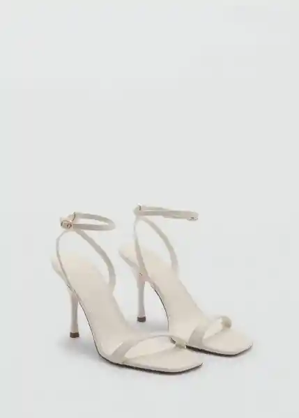 Sandalias Rose Crudo Talla 37 Mujer Mango
