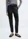 Pantalón Anita Negro Talla 38 Mujer Mango