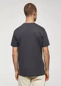 Camiseta Chelsea Asfalto Talla L Hombre Mango
