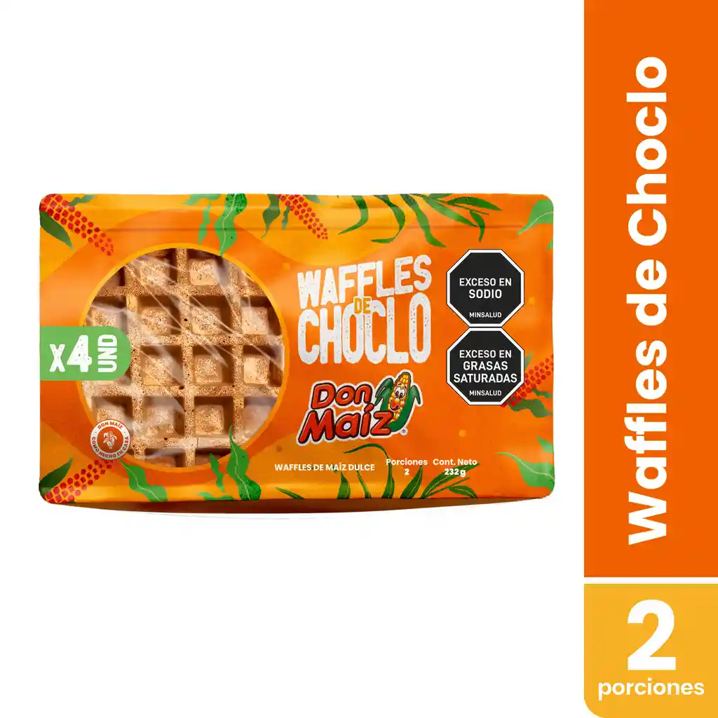 Don Maíz Waffle de Choclo 