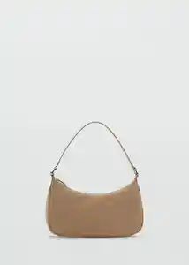 Bolso M Poma Beige Talla 99 Mujer Mango