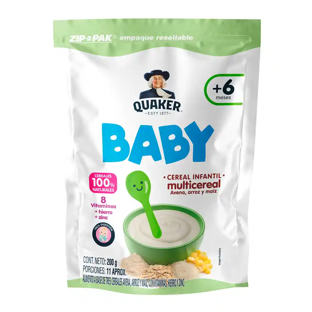 Baby Quaker Multicereal 200g