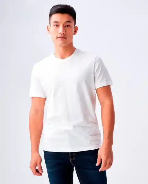 Camiseta Blanco Talla M Hombre Americanino 840c002