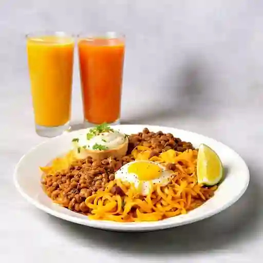 Combo Paisa 2 Paisas 2 Cazuelas 2 Jugo Del Dia