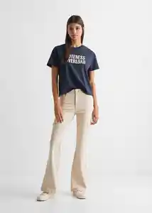 Camiseta Cuteness Navy Talla 19 Teen Niñas Mango