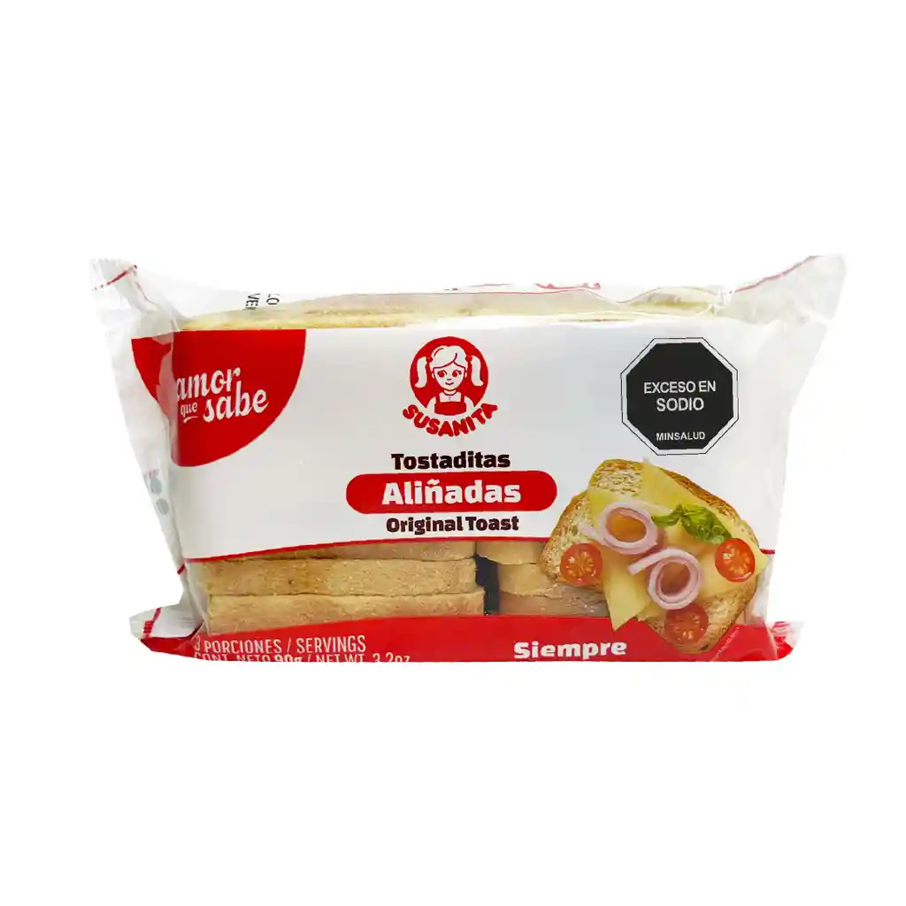 Tostadas aliñadas susanita x 90g