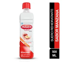 Pedialyte Suero Oral Max Sabor a Manzana