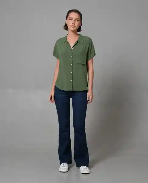 Camisa Mujer Verde Talla M 210G050_VER190414 Rifle
