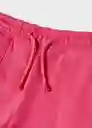 Short Leaf Fucsia Talla 14 Niñas Mango