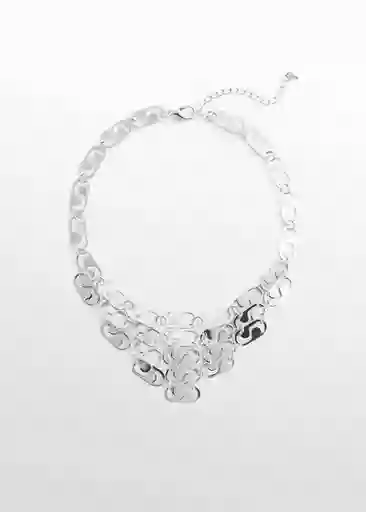 Collar Telma Plata Talla 99 Mujer Mango