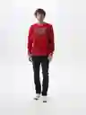 Buzo Hombre Rojo Talla XS 889f008 Americanino
