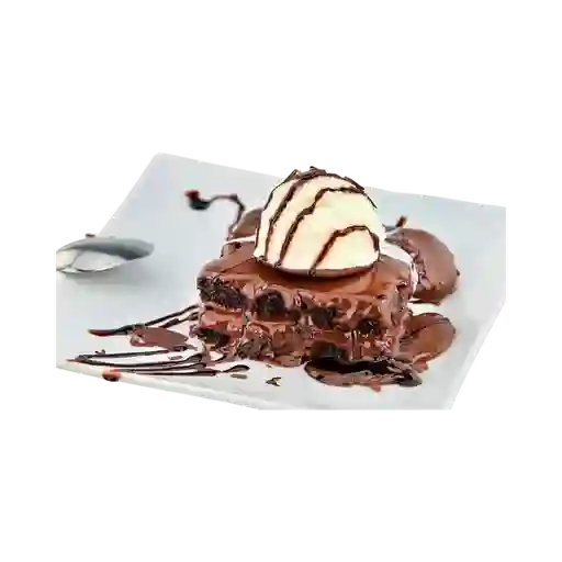Brownie con Helado