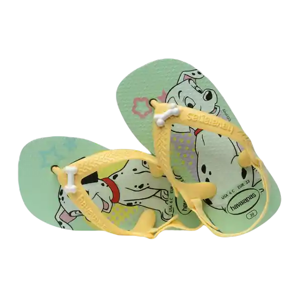 Sandalias Baby Disney Verde Jardín Talla 18 4137007 Havaianas