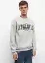 Sudadera Champ Gris Medio Vigore Talla 20 Teen Niños Mango