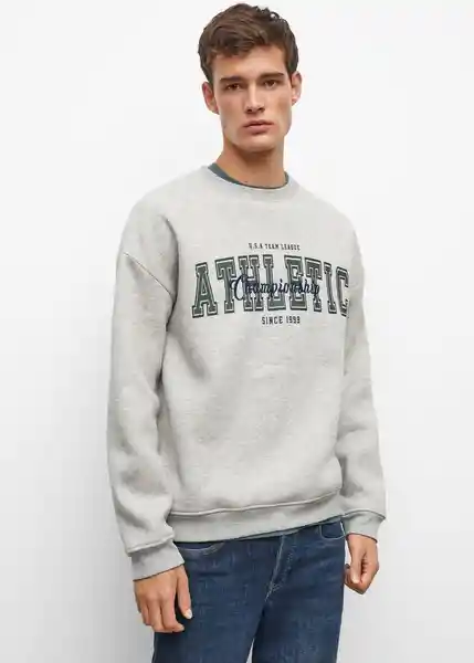 Sudadera Champ Gris Medio Vigore Talla 20 Teen Niños Mango