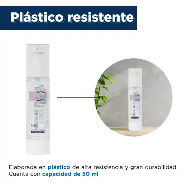 Botella de Viaje Con Dispensador 50 mL Serie Miniso