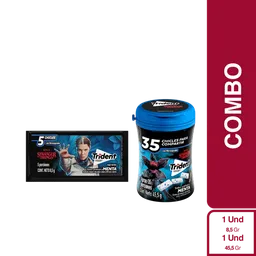 Trident Menta 5 Und + Trident Botella Menta 35 Und