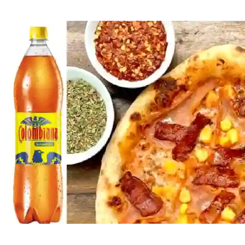 Combo Pizza Hawiana Xl+colombiana