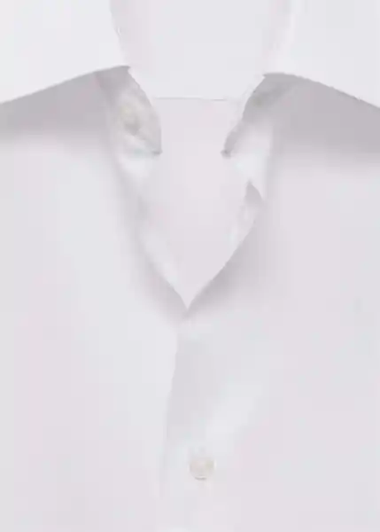 Camisa Play Blanco Talla L Hombre Mango