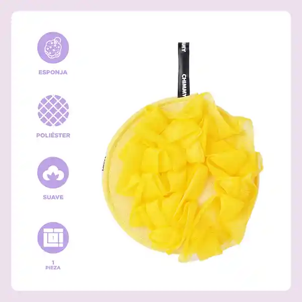 Esponja de Baño Doble Cara Baby Chimmy Serie Bt21 Miniso