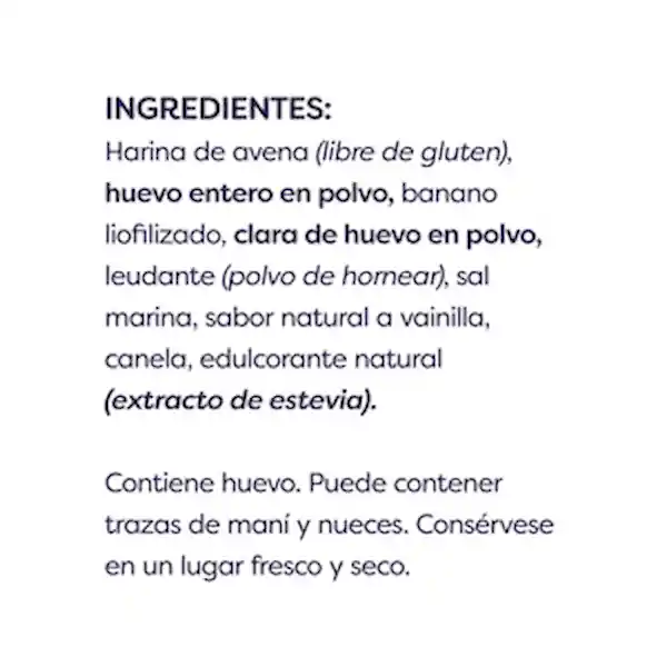 Why Not Mezcla Para Pancakes & Waffles a Base de Avena Vainilla