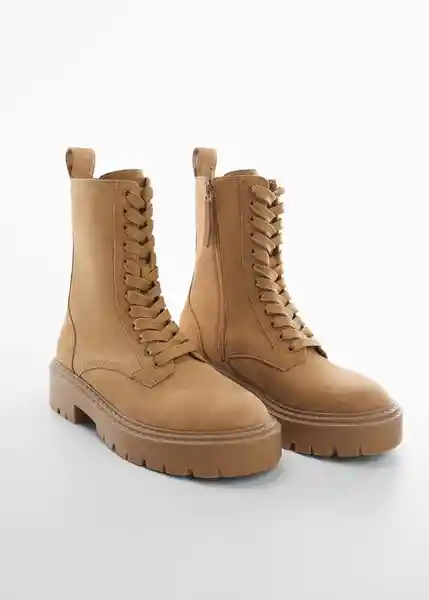 Botas Cari Camel Talla 38 Mujer Mango