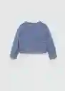 Abrigo Cardigan Hibisco Azul Talla 64 Niños Mango