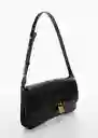 Bolso M Victoria Negro Mujer Mango