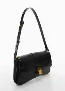 Bolso M Victoria Negro Mujer Mango