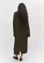 Abrigo Ringo Khaki Talla XS Mujer Mango