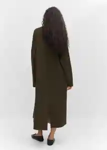 Abrigo Ringo Khaki Talla XS Mujer Mango