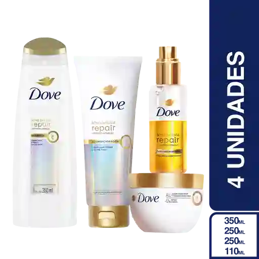 Combo Dove Rutina Peptidos Bond Intense